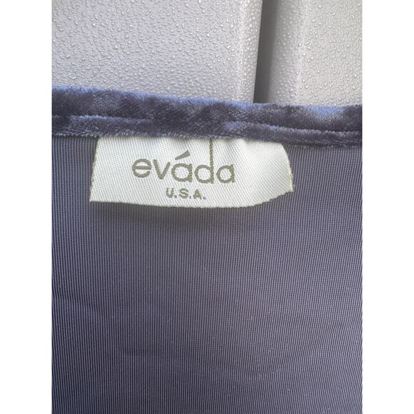 VTG Crushed Velvet Fairy Grunge Y2K Babydoll Top Long Flared Sleeves Sz L READ - Picture 4 of 8